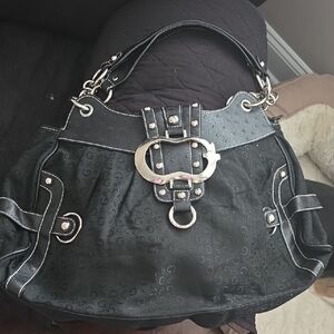 GUESS Vintage Fabric Shoulder Bag